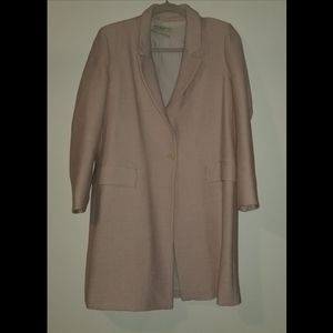 Zara blush pink coat